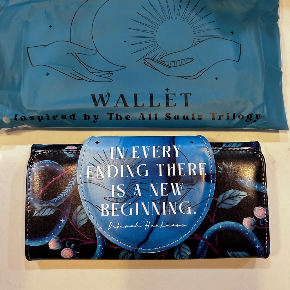 All Souls Trilogy Inspired Blue Wallet